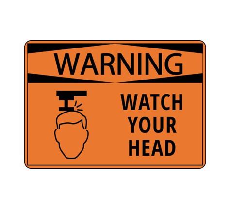 Watch Your Head Sign | Hazard Warning and Safety Signs Australia