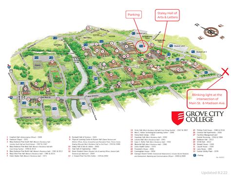 Grove City College Campus Map