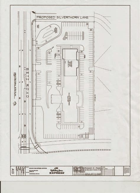 The Orchards Homeowner's Association, Cheney WA: Holiday Inn Plat drawing