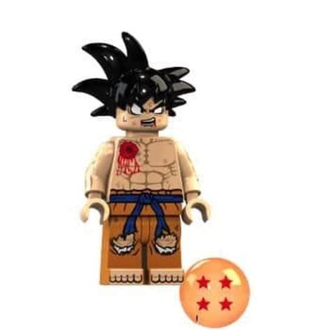 Jual Dragon Ball Son Goku Sun Wukong Fight Wound Minifig Minifigure Lego | Shopee Indonesia