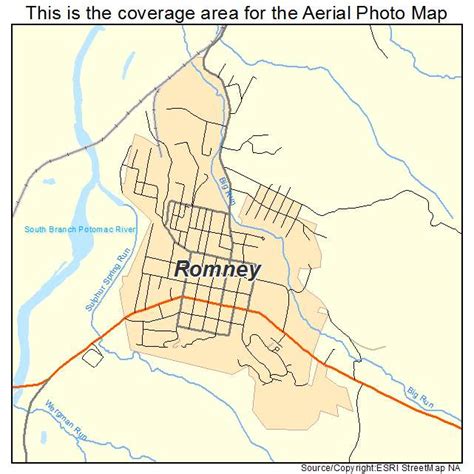 Aerial Photography Map of Romney, WV West Virginia