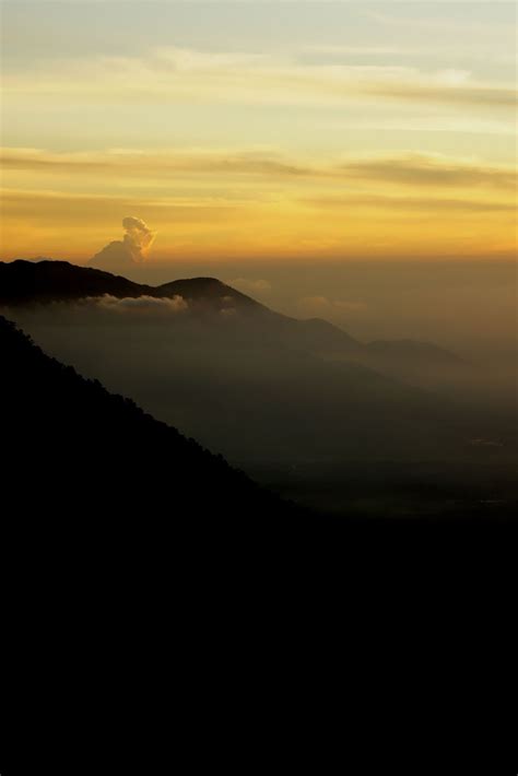 sunrise golden hours as seen from Mount Papandayan | Smithsonian Photo ...