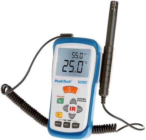 PEAKTECH 5090: IR temperature and humidly measuring device at reichelt ...