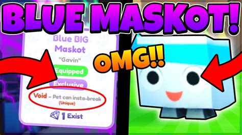 😱HOW TO GET THE *BLUE BIG MASKOT* PET SIMULATOR X! RAREST PET SHOWCASE ...