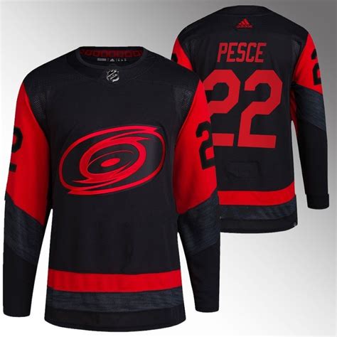 Carolina Hurricanes #22 Brett Pesce Black 2023 NHL Stadium Series ...