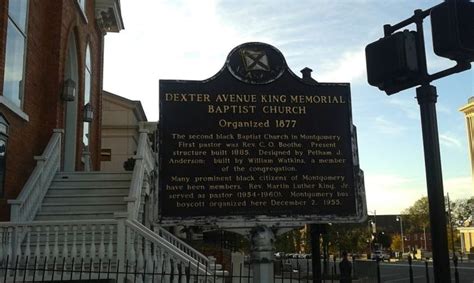 Read the Plaque - Dexter Avenue King Memorial Baptist Church