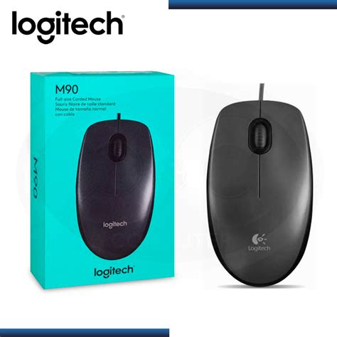 MOUSE LOGITECH M90 DARK OPTICO USB NEGRO