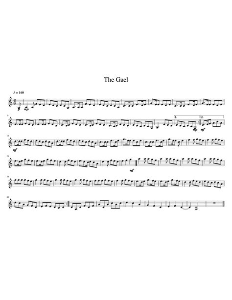 The Gael Sheet music for Piano (Solo) Easy | Musescore.com