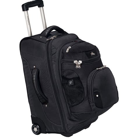 High Sierra AT3 Sierra-Lite 22" Wheeled Backpack - eBags.com | Backpack with wheels, Black ...