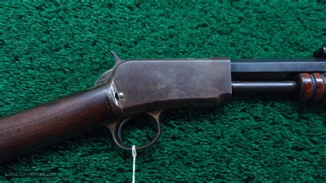 ANTIQUE WINCHESTER 1890 SLIDE ACTION RIFLE IN 22 WRF