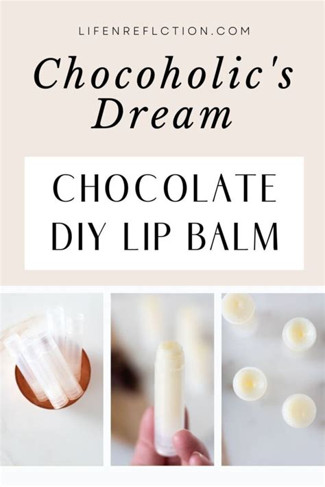 Chocolate Lip Balm Recipe: Dessert-Worthy