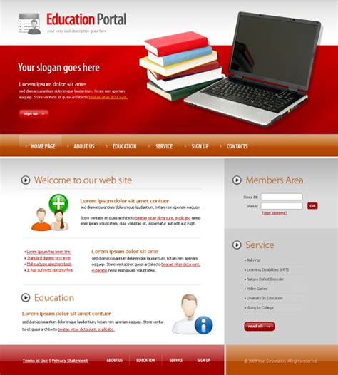 Computers HTML Template - 6052 - Education & Kids - Website Templates - DreamTemplate