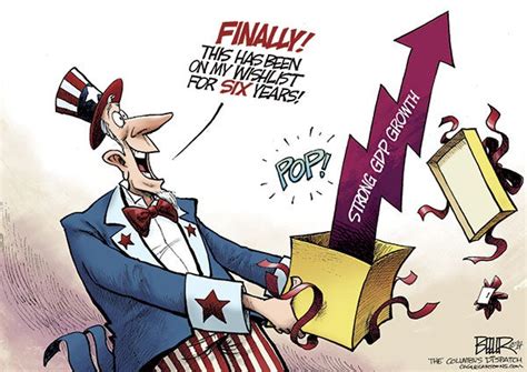 Editorial Cartoon: Strong GDP Growth - Austin Daily Herald | Austin Daily Herald