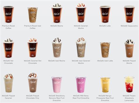 Most McDonalds drinks are $2.39 to $3.