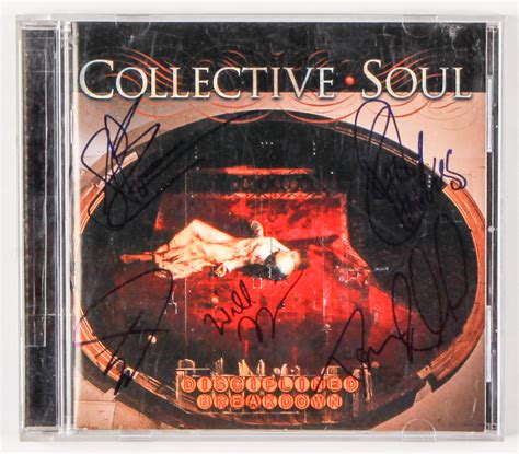 Collective Soul "Disciplined Breakdown" CD Booklet Signed By (5) With ...