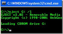 Four Ways To Insert/Eject CD-ROM Tray In Windows