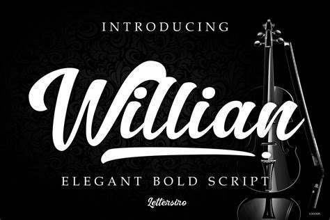 Willian Elegant Bold Script (194634) | Script | Font Bundles