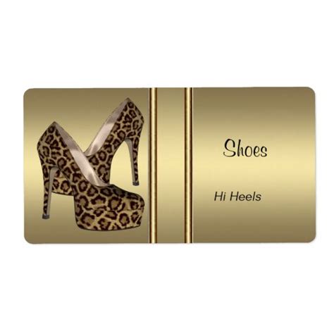 Label Shoe Box Labels Stickers Large Size Personalized Shipping Label ...