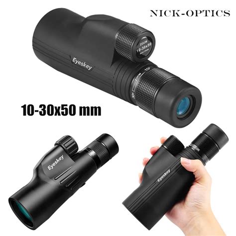 Military Portable Monocular Telescope 10 30x50 Zoom Powerful Lll night vision non infrared BAK4 ...