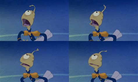 Pleakley's smears of his antenna when he calls the Grand Councilwoman a crazyhead | Lilo and ...