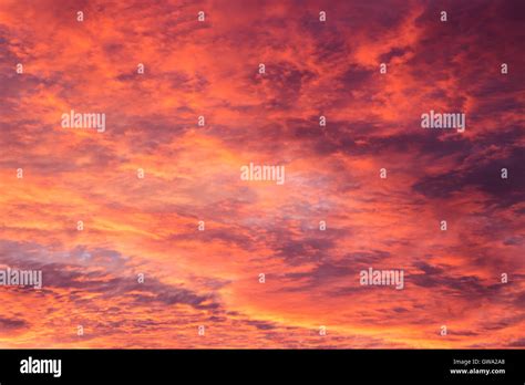 Red sunset sky Stock Photo - Alamy