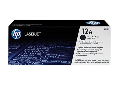 HP 12A Black Toner Cartridge - Q2612A - Ink & Toner - CDW.com