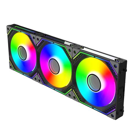 3 Pack CPU Cooling Fan 12CM Cooling PC Case Fan for Computer Case ...