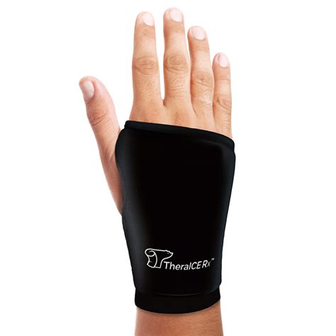 TheraICE Rx Wrist Ice Pack - Soft Gel Ice Pack Wrap for Either Wrist for Hot & Cold Hand Therapy ...