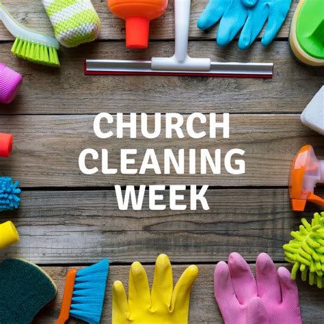 church cleaning week – Batavia Covenant Church