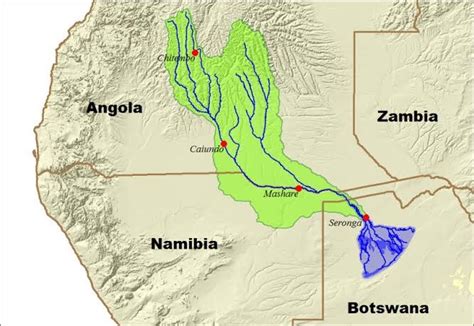 UPSC EVNVIRONMENT AND ECOLOGY FRESH TOPICS: Cubango-Okavango River Basin