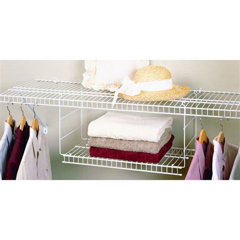 ClosetMaid 2 Ft x 12-in White Wire Shelf at Lowes.com