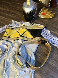 Power Rangers Dino Super Charge Silver Ranger Costume ANIKI COSPLAY