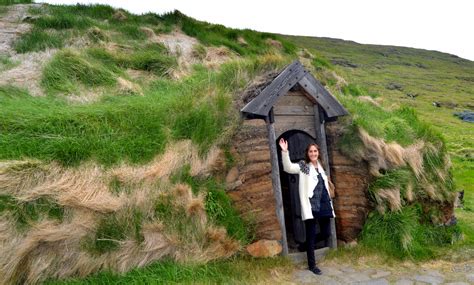 Viking Areas in Iceland - Eiríksstaðir Long House in West-Iceland