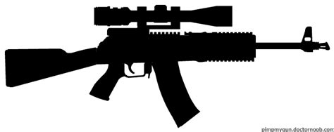 Silhouette rifle -2 by Goober-time on DeviantArt