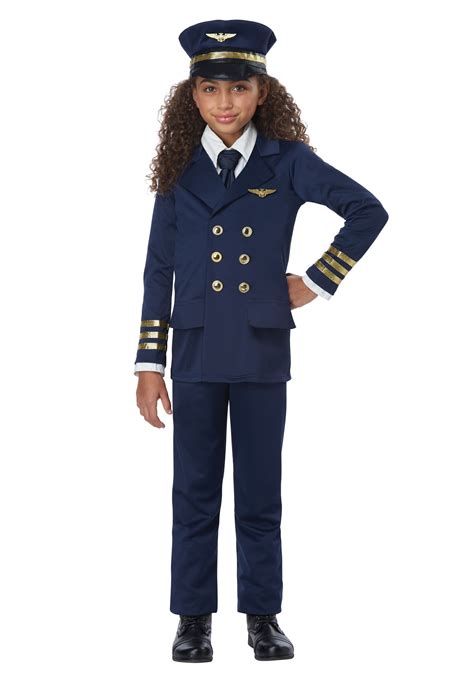 Navy Airline Pilot Costume for Kids