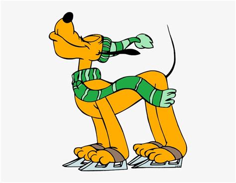 New Pluto - Disney Ice Skating Clipart - Free Transparent PNG Download ...