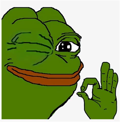 Poggers Emote - Pepe The Frog Ok PNG Image | Transparent PNG Free ...