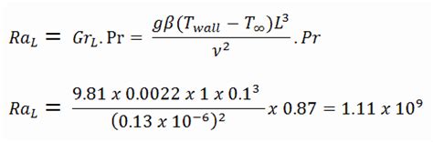 Natural Convection - Example - Problem with Solution