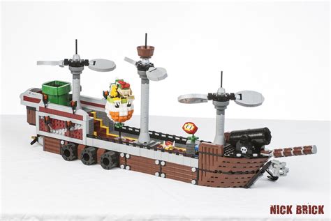 Gamerfleet - Bowser's Airship | Lego super mario, Lego creations, Cool ...