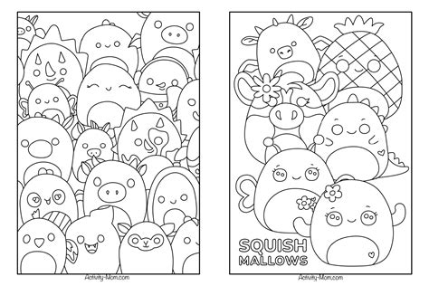 Squishmallows Coloring Pages for Kids - The Activity Mom