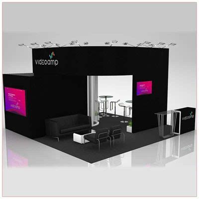 20x20 Trade Show Booth Rental Pkg - 423 | LV Exhibit Rentals