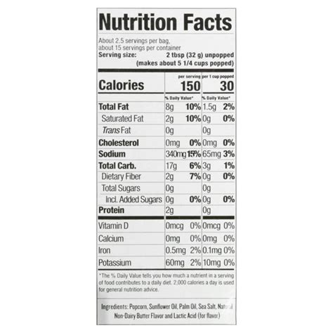 Skinny Pop Microwave Popcorn Calories - New Product Evaluations ...