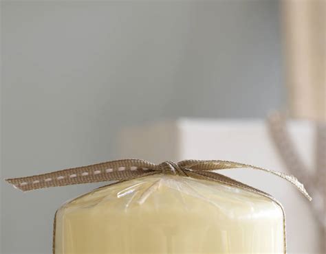 personalised baby candle with verse by a touch of verse | notonthehighstreet.com