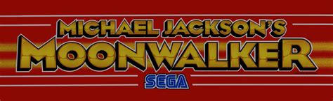 Michael Jackson Moonwalker Arcade Marquee – 26″ x 8″ – Arcade Marquee Dot Com