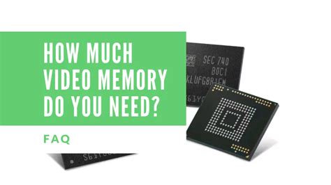 How Much Video Memory Do You Need? | GPUSpecs.com