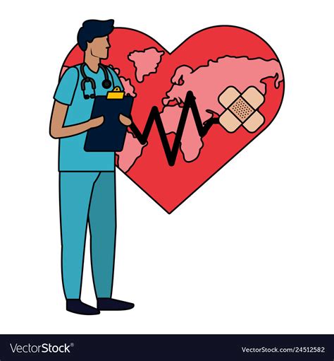 Healthcare medical cartoon Royalty Free Vector Image