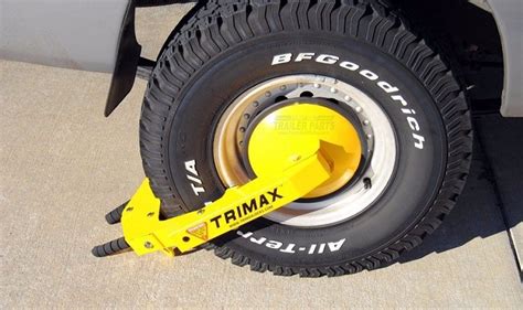 Trimax Adjustable RV and Trailer Wheel Lock