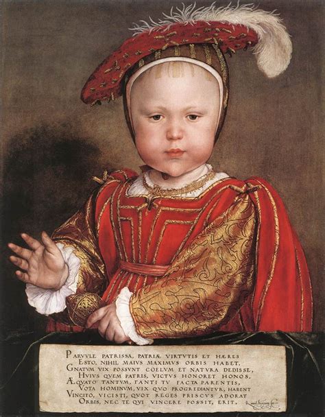 The Story Behind Tudor Portraits: Edward, Prince of Wales, by Hans ...