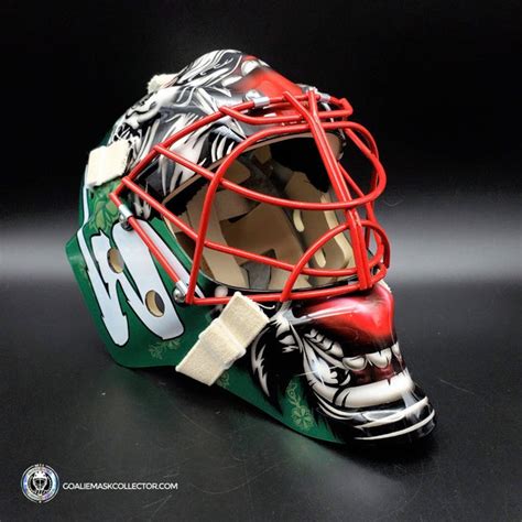 Marc-Andre Fleury Unsigned Goalie Mask Minnesota V1 Tribute – Goalie ...