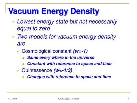 PPT - Cosmological Constant PowerPoint Presentation, free download - ID ...